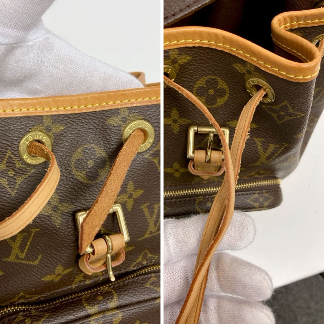 LOUIS VUITTON ミニモンスリ M51137 モノグラム キャンバス ブラウン