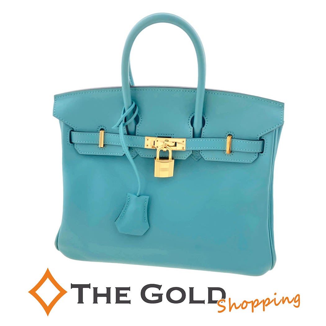 HERMES バーキン25 X刻印 2016年 ヴォースイフト ブルーサンシール