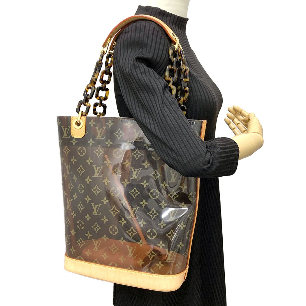 LOUIS VUITTON カバアンブルMM M92501 モノグラム ビニール クリア