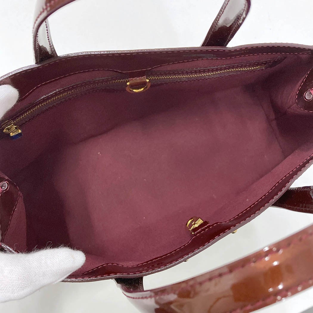 LOUIS VUITTON ウィルシャーPM M91644 ヴェルニ ルージュフォー