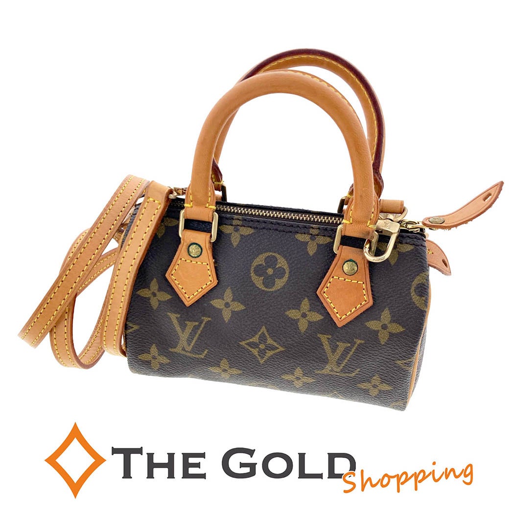 LOUIS VUITTON ミニスピーディ M41534 モノグラム キャンバス ブラウン