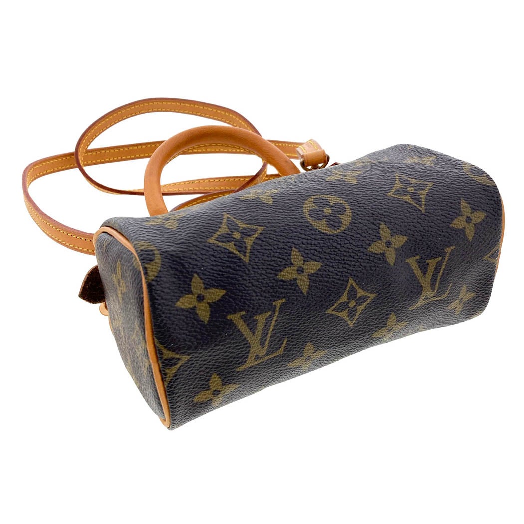LOUIS VUITTON ミニスピーディ M41534 モノグラム キャンバス ブラウン