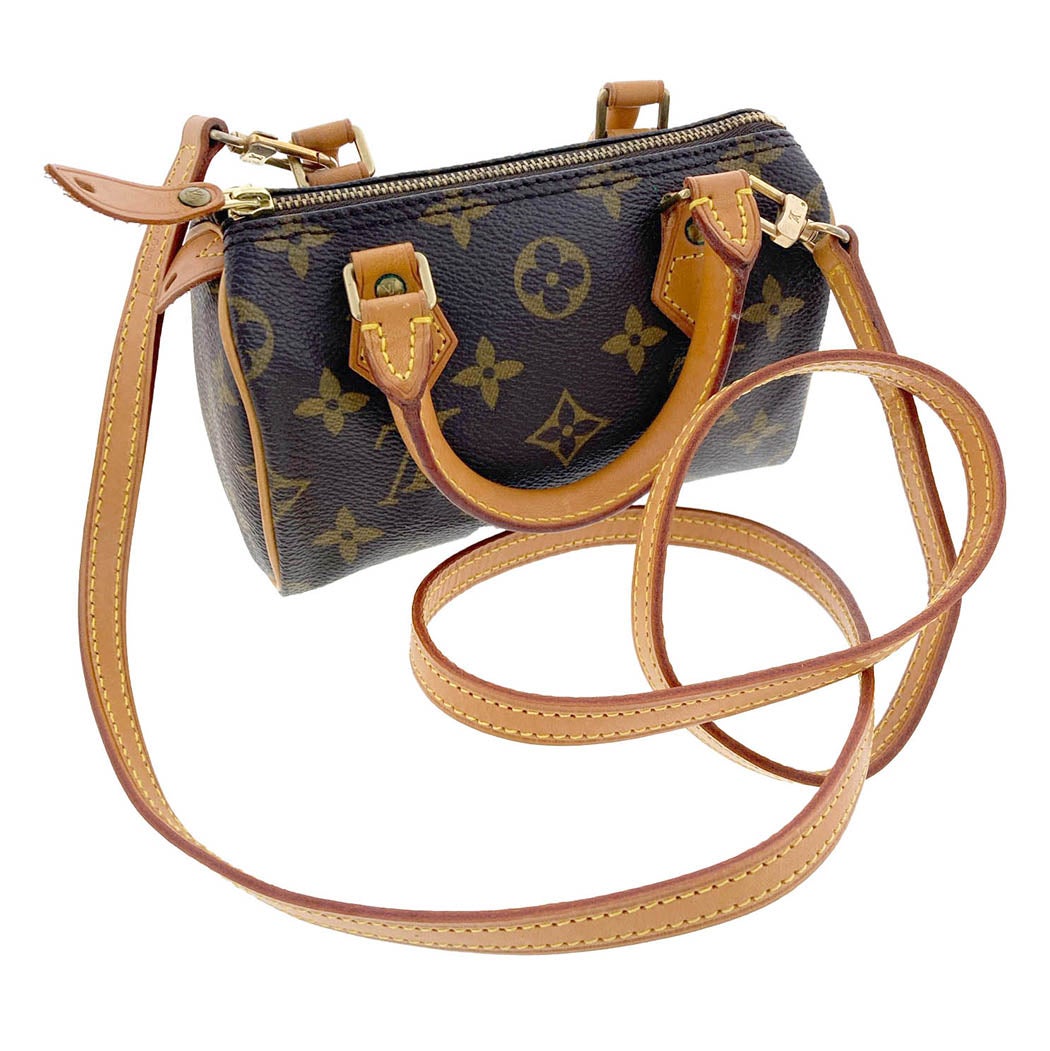 LOUIS VUITTON ミニスピーディ M41534 モノグラム キャンバス ブラウン