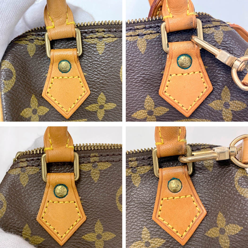LOUIS VUITTON 鞄 Sサイズ 金具付き LOUIS VUITTON ミニスピーディ M41534 モノグラム キャンバス ブラウン