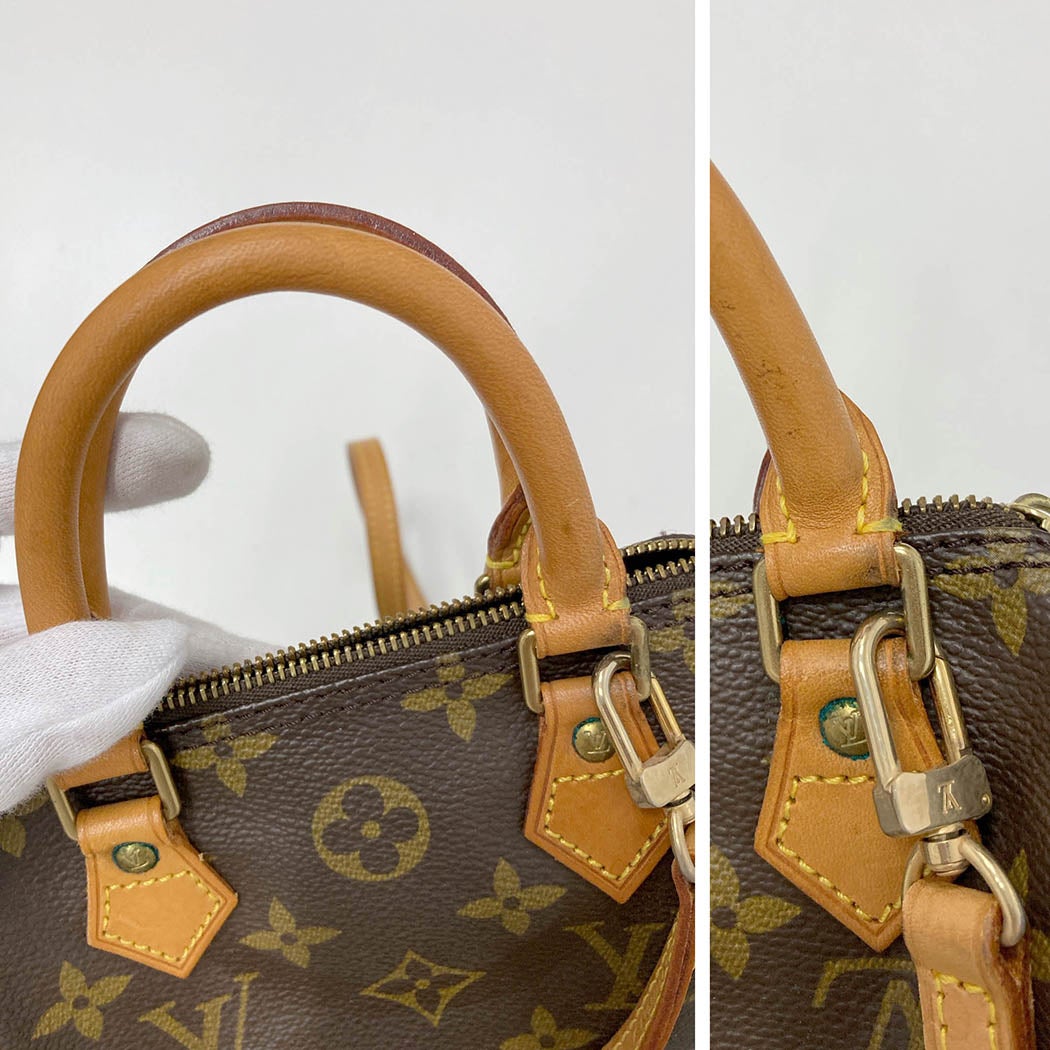 LOUIS VUITTON ミニスピーディ M41534 モノグラム キャンバス ブラウン
