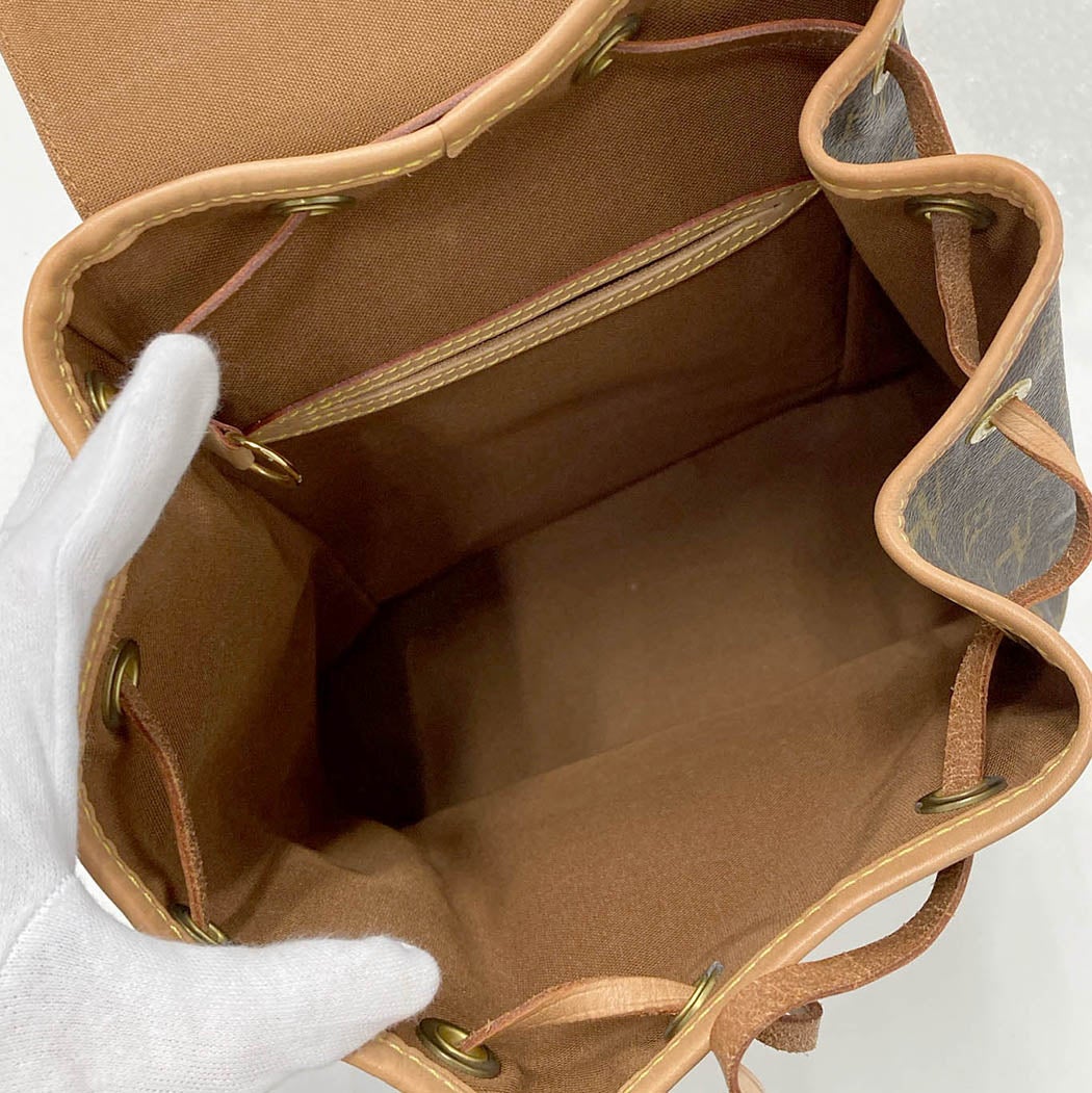 LOUIS VUITTON モンスリMM M51136 モノグラム キャンバス ブラウン