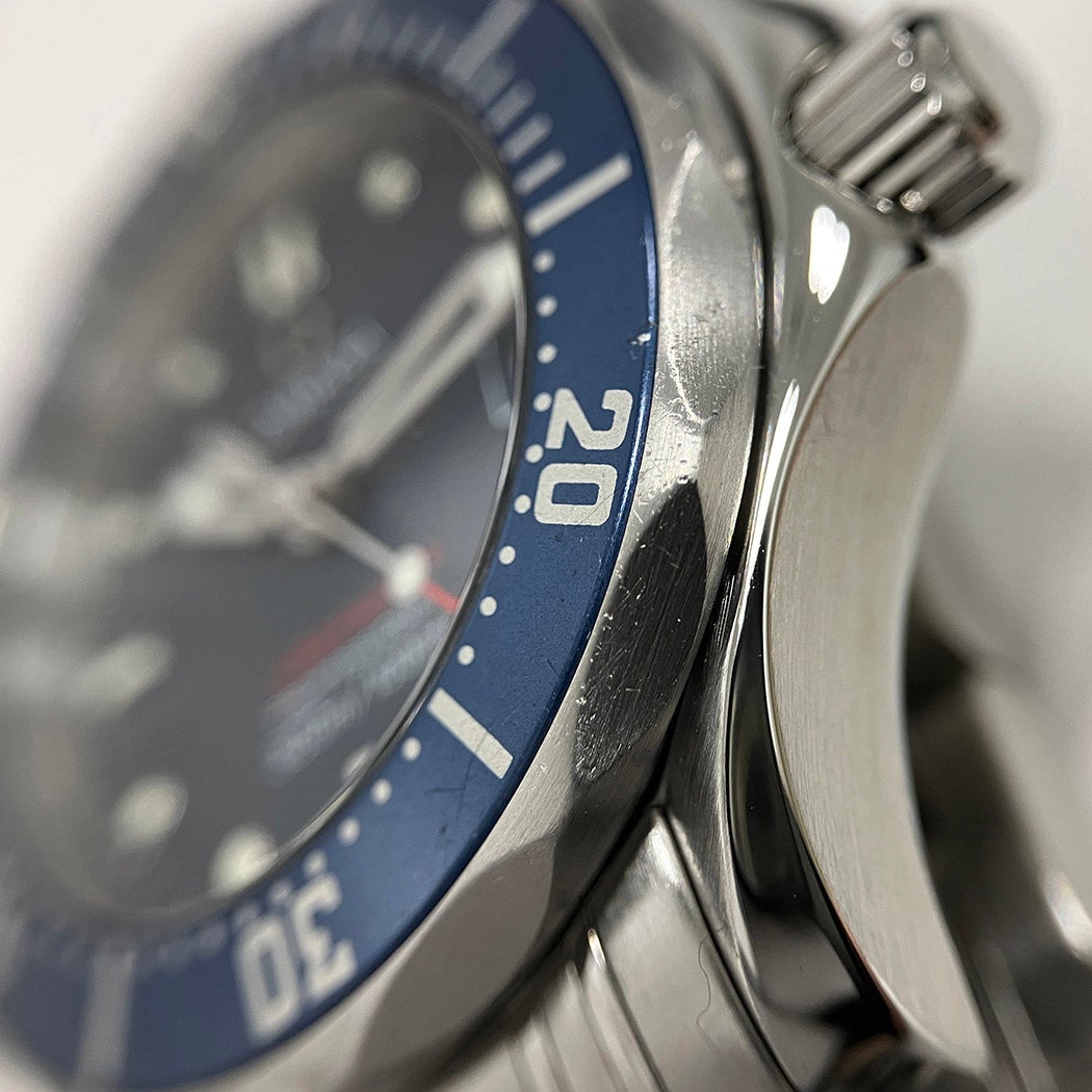 OMEGA シーマスター300 2224.80 電池交換済 仕上げ済 28mm 青文字盤