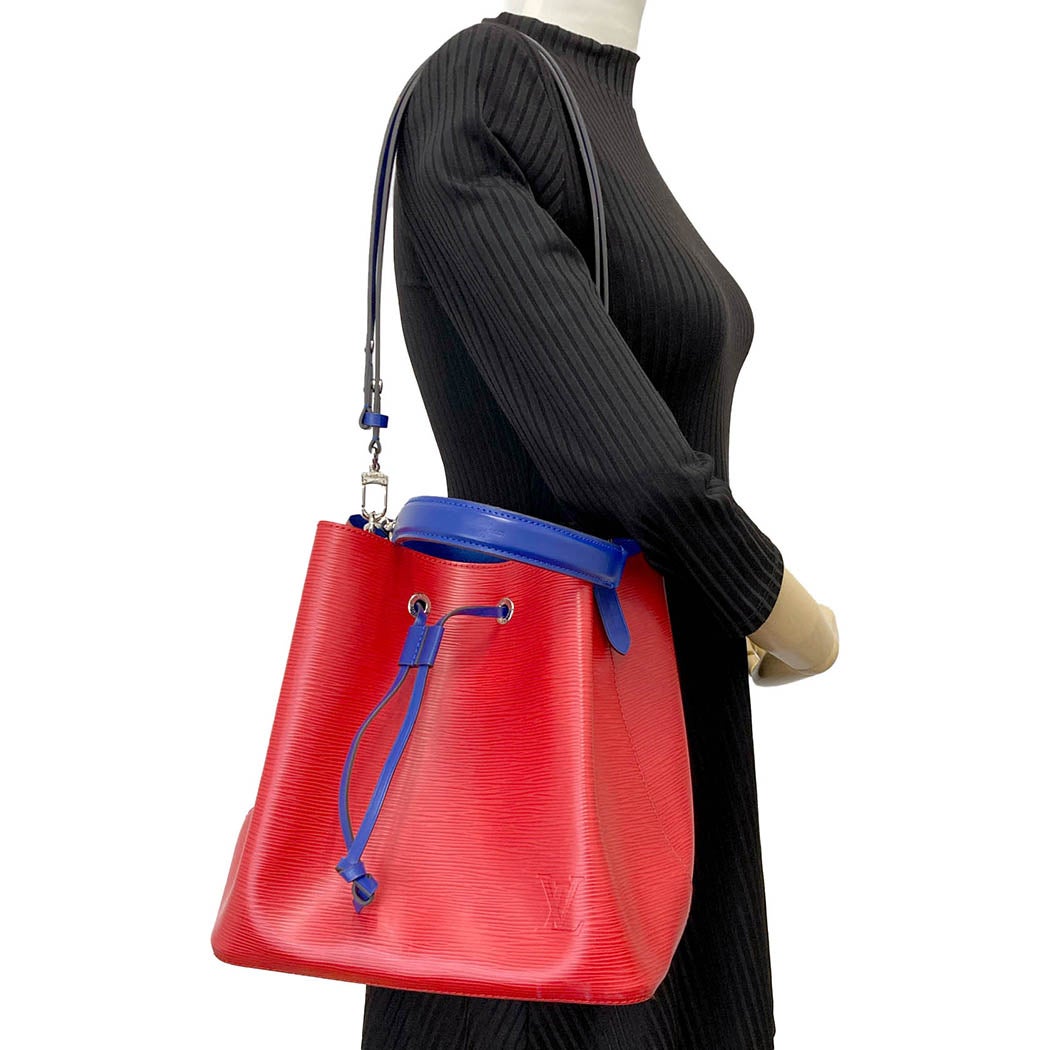 LOUIS VUITTON ネオノエ M54365 エピ レザー コクリコ ブルー バイ