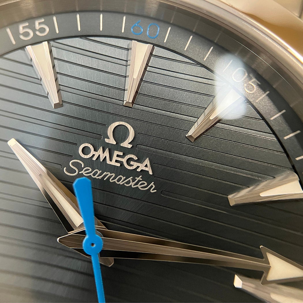 OMEGA シーマスアクアテラ150M 220.10.41.21.03.002 41mm 青文字盤