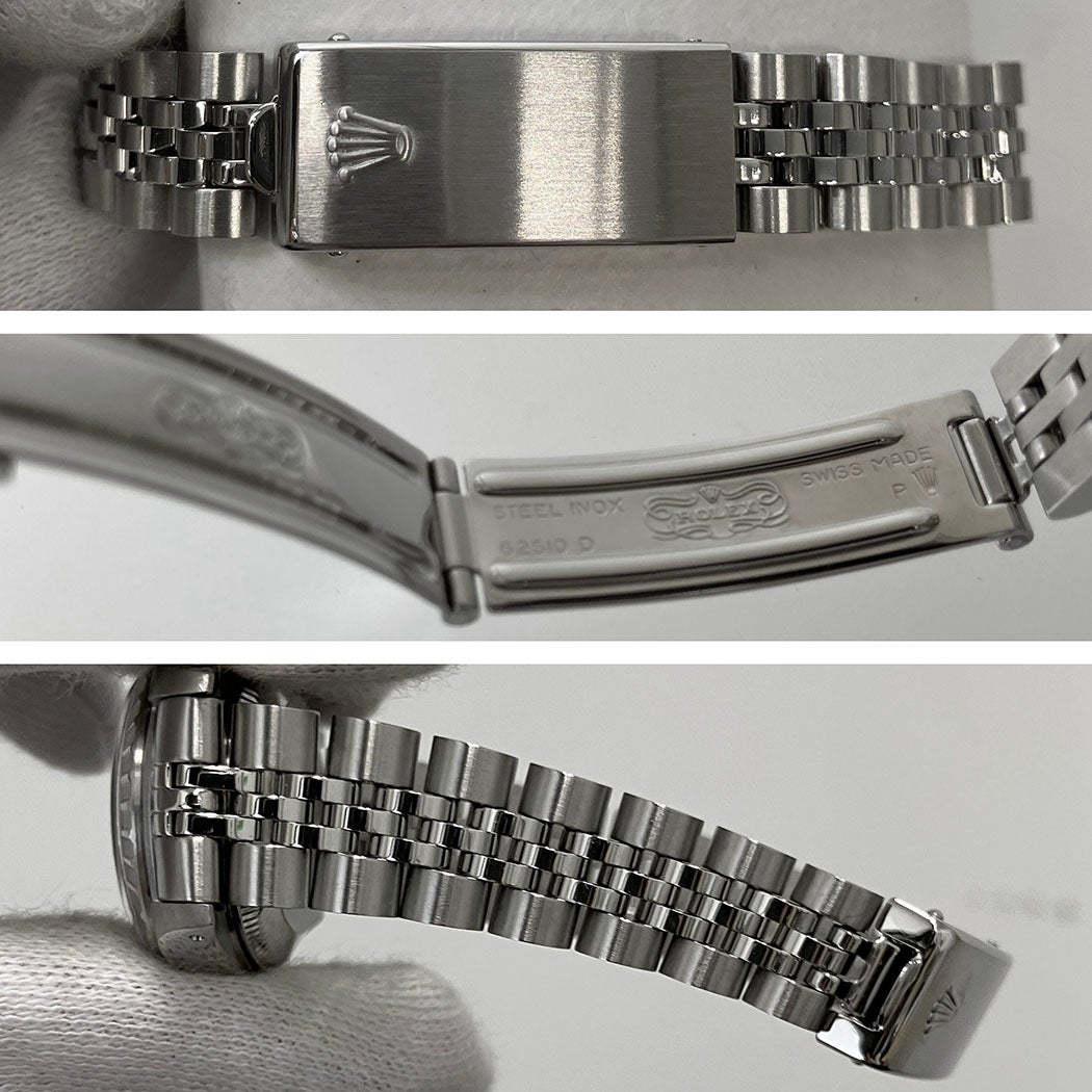 ROLEX オイスターパーペチュアルデイト 69240 OH済 26mm 黒文字盤